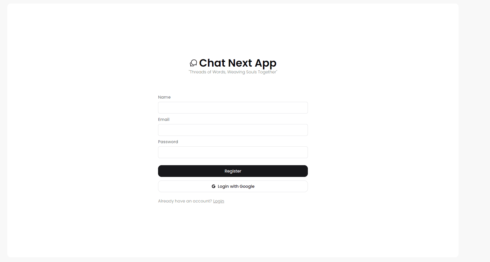 Chat App preview