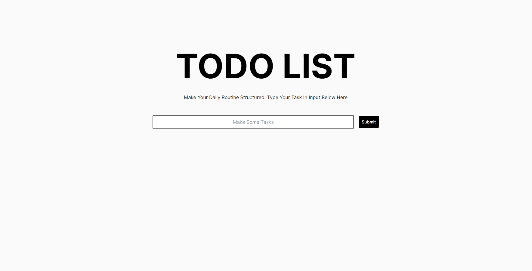 Todo List App preview